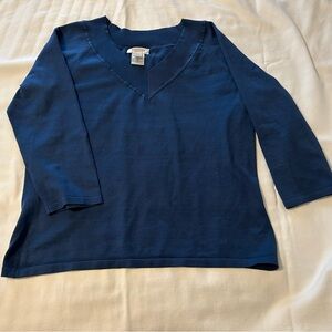 Talbots silk blend top